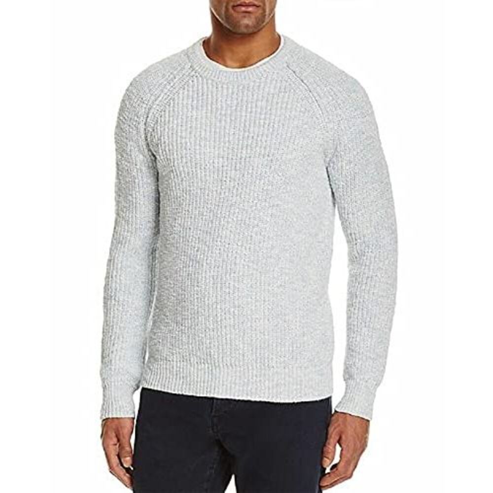 Marled Cotton Shaker Stitch Sweater